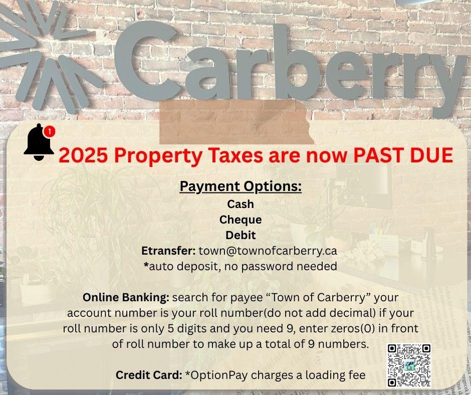 Property Taxes are Past Due