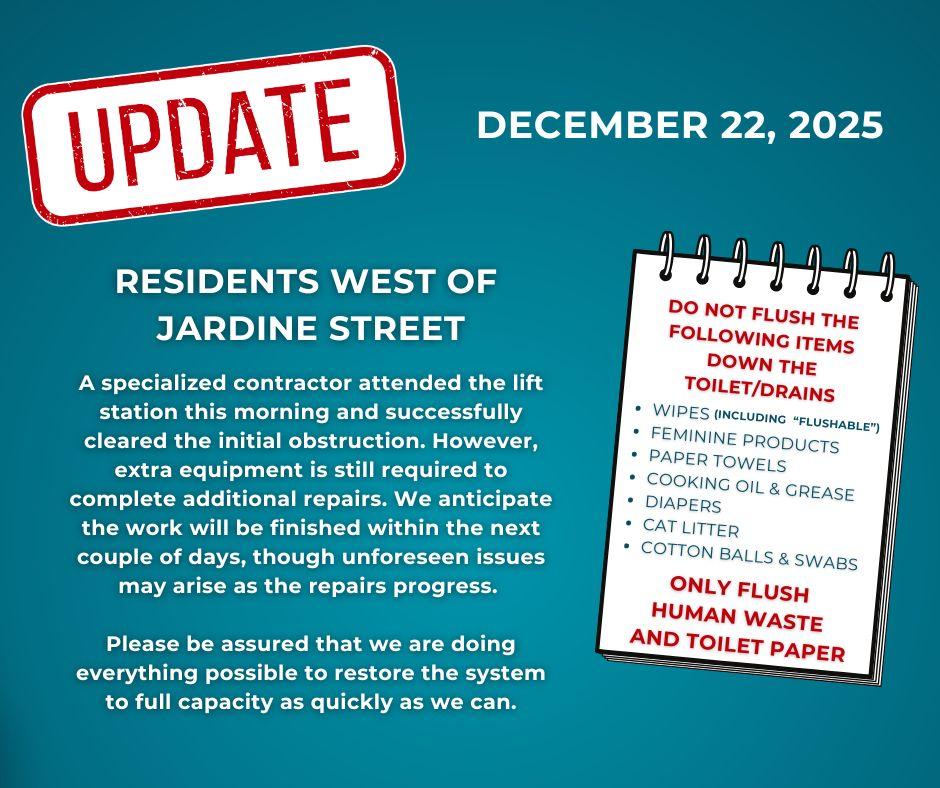 West of Jardine Street Update December 22, 2025